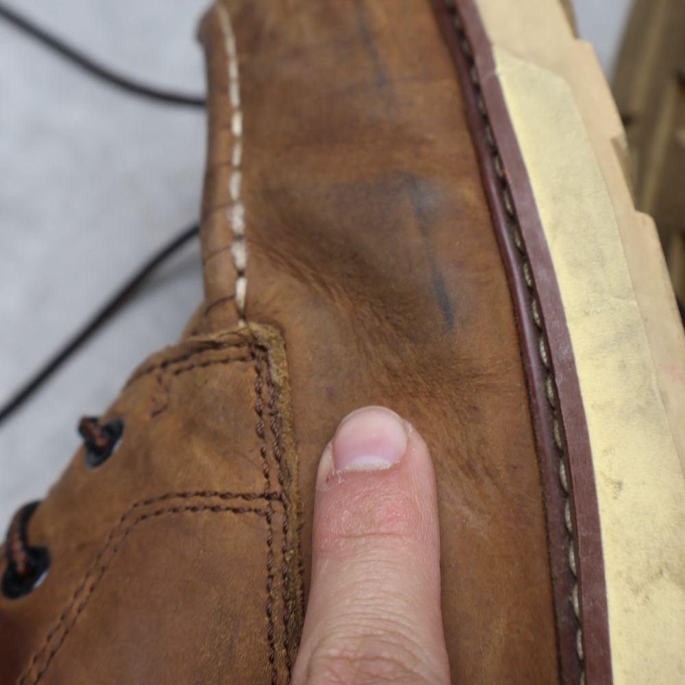 Brunt Men 12 Work Boots Brown Leather Marin Composite Toe Rugged Lace Up Utility - Picture 14 of 16